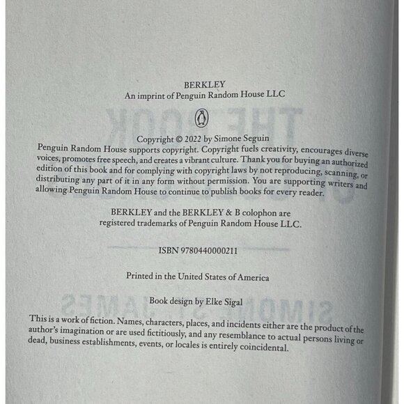 The Book of Cold Cases Hardcover Simone St. James Suspense Thrillers - Picture 6 of 9